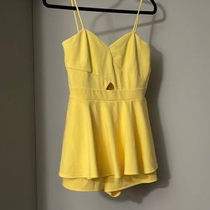 Yellow romper